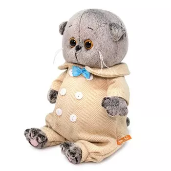 Мягкая игрушка «Басик Baby в комбинезоне из твида», 20 см