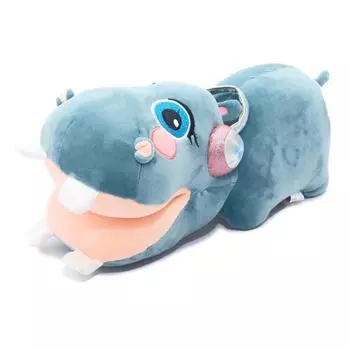 Мягкая игрушка Бегемотик Джо с тайничком, 35/16см,