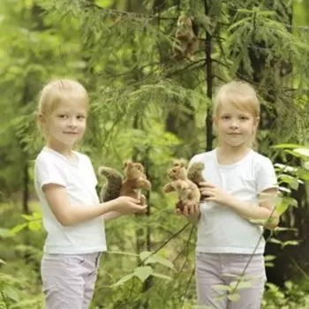 Мягкая игрушка "Белка", 16 см