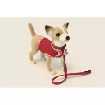 Мягкая игрушка «Чихуахуа» в красном, 27 см