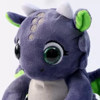 Мягкая игрушка «Дракон большой», фиолетовый