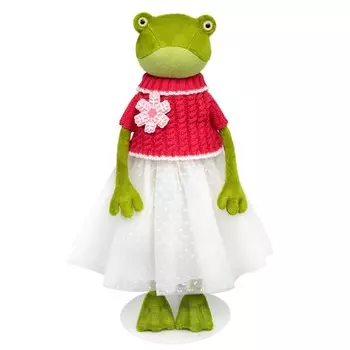 Мягкая игрушка «Джейн Кваковская», в свитере со снежинкой, 24 см