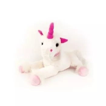 Мягкая игрушка, «Единорог лежачий», 36 см, белый