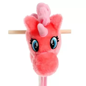 Мягкая игрушка «Единорог - скакун», на палке, МИКС
