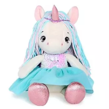 Мягкая игрушка «Единорожка», 35 см