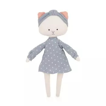 Мягкая игрушка «Кошечка Кристи в голубом платье», 30 см