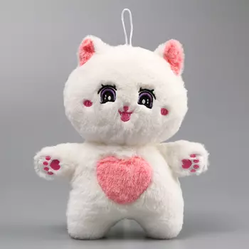 Мягкая игрушка «Кот», 24 см, цвет белый