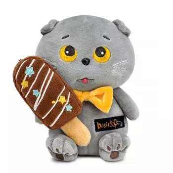 Мягкая игрушка «Кот Басик.Эскимо», 16 см