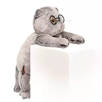 Мягкая игрушка «Кот Басик в очках», 27 см
