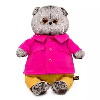 Мягкая игрушка «Кот Басик» в яркой курточке, 22 см