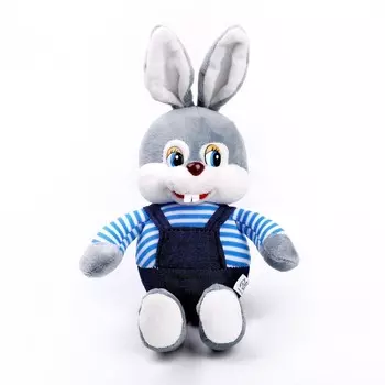 Мягкая игрушка «Кролик в тельняшке»