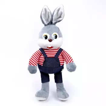 Мягкая игрушка «Кролик в тельняшке», 20 см