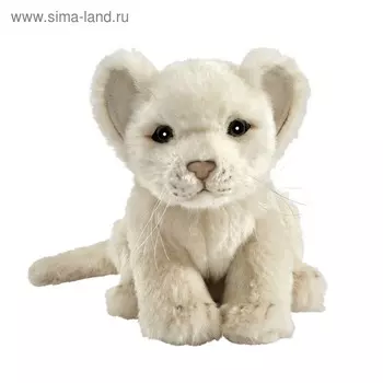 Мягкая игрушка "Львенок" белый, 17 см