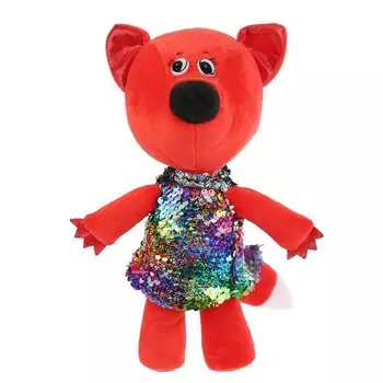 Мягкая игрушка «Лисичка в платье с пайетками» Ми-ми-мишки, 20 см