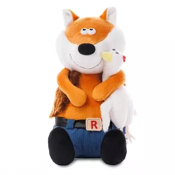 Мягкая игрушка «Ловкий Лис и Курица», 24 см