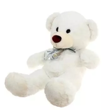 Мягкая игрушка «Медведь», блестящий бант, цвет МИКС