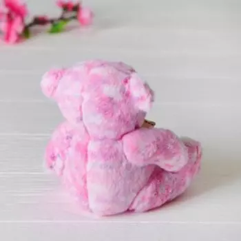 Мягкая игрушка «Медведь», с бантом, цвет розовый