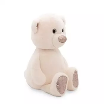 Мягкая игрушка «Медвежонок Пушистик», молочный, 60 см