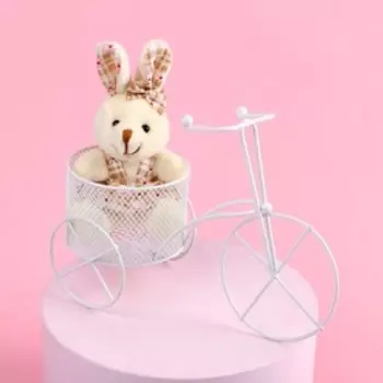 Мягкая игрушка «Милая зайка», 15см., цвет МИКС