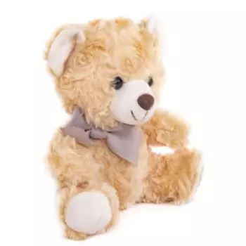 Мягкая игрушка «Мишка Буня» бежевый, 15 см