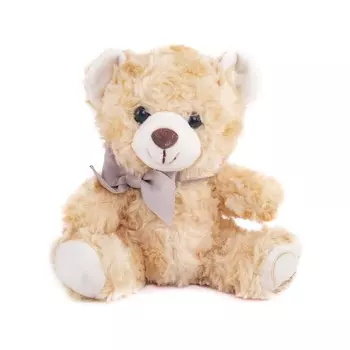 Мягкая игрушка «Мишка Буня» бежевый, 15 см