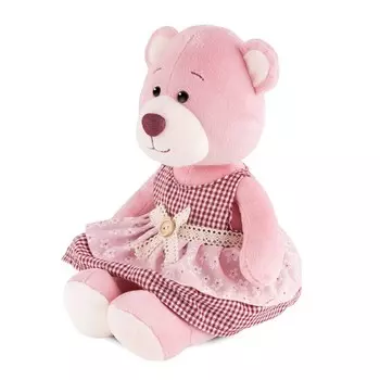 Мягкая игрушка «Мишка Молли в платье с передником», 21 см