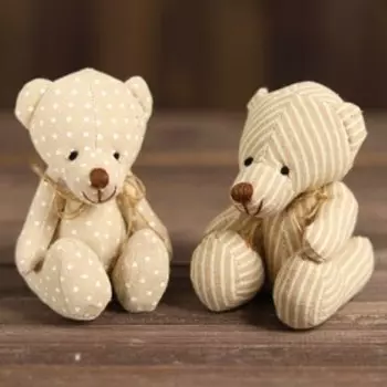 Мягкая игрушка «Мишка с бантиком», виды МИКС