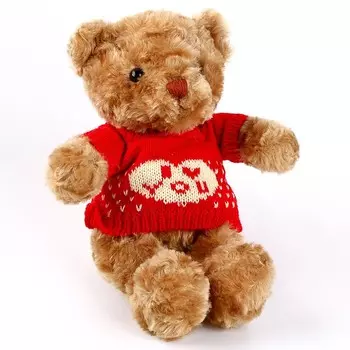 Мягкая игрушка «Мишка в футболке», цвета МИКС