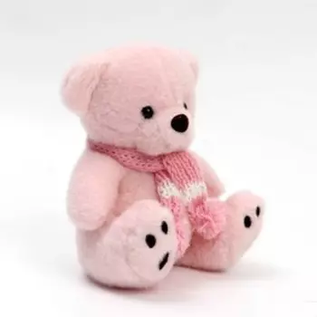 Мягкая игрушка «Мишка в шарфе», 22 см, цвета МИКС