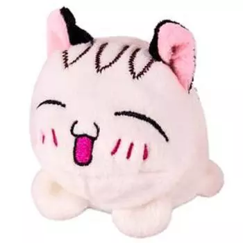 Мягкая игрушка «Мячик-кот», белый, 7см