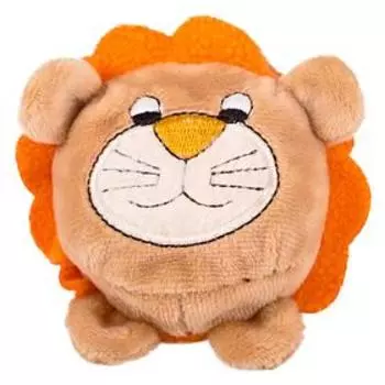 Мягкая игрушка «Мячик-лев», коричневый, 7см