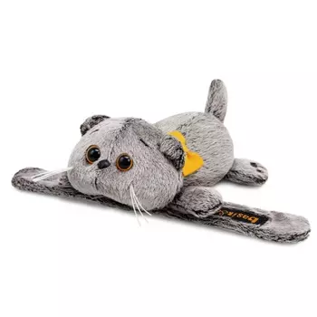 Мягкая игрушка на браслете «Кот Басик с бантиком», 11 см