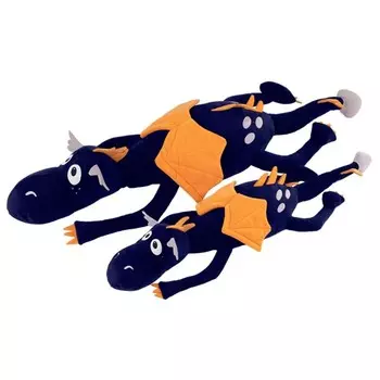 Мягкая игрушка-подушка «Дракон Чил», тёмно-синий, 70 см