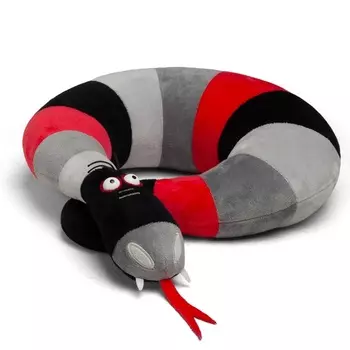 Мягкая игрушка-подушка «Змея Фрида», цвет красный, 40 см