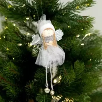 Новогодняя мягкая игрушка-подвеска «Фея», на новый год