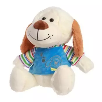 Мягкая игрушка «Пёсик в кофте», цвет МИКС