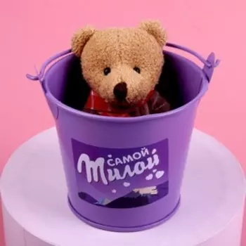 Мягкая игрушка «Самой милой», медведь, цвета МИКС