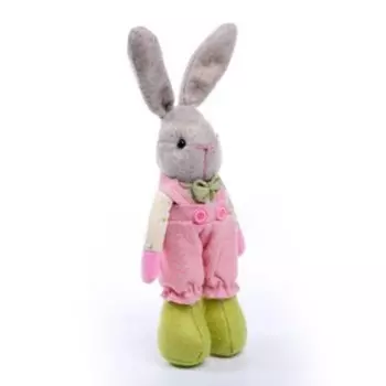 Мягкая игрушка «Серый кролик», 18 см