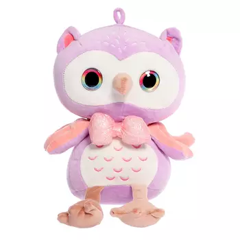 Мягкая игрушка «Сова Совушка» фиолетовая, 35 см