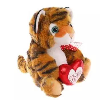 Мягкая игрушка «Тигр с сердцем», 22 см