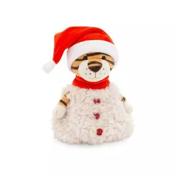 Мягкая игрушка «Тигрёнок Тим снеговичок», 18 см