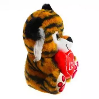 Мягкая игрушка «Тигруля», с сердцем, 20 см