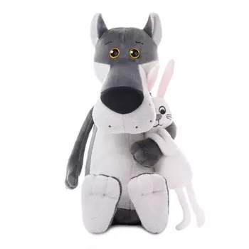 Мягкая игрушка «Волк с зайцем», 25 см