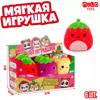 Мягкая игрушка в шоубоксе «Фрукты», МИКС