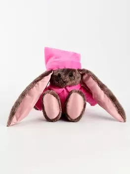 Мягкая игрушка «Зайка Li в розовой одежде»