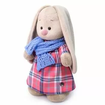 Мягкая игрушка «Зайка Ми в голубом шарфе», 25 см