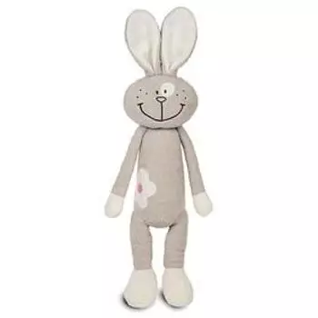 Мягкая игрушка «Зайка с цветочком», 33 см
