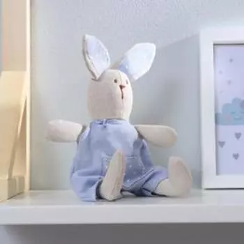 Мягкая игрушка «Зайка», ушки в крапинку, МИКС