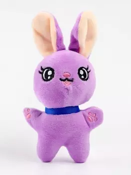 Мягкая игрушка «Заяц», фиолетовая, 1075 см
