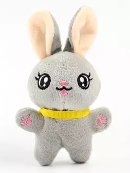 Мягкая игрушка «Заяц», серая, 1075 см